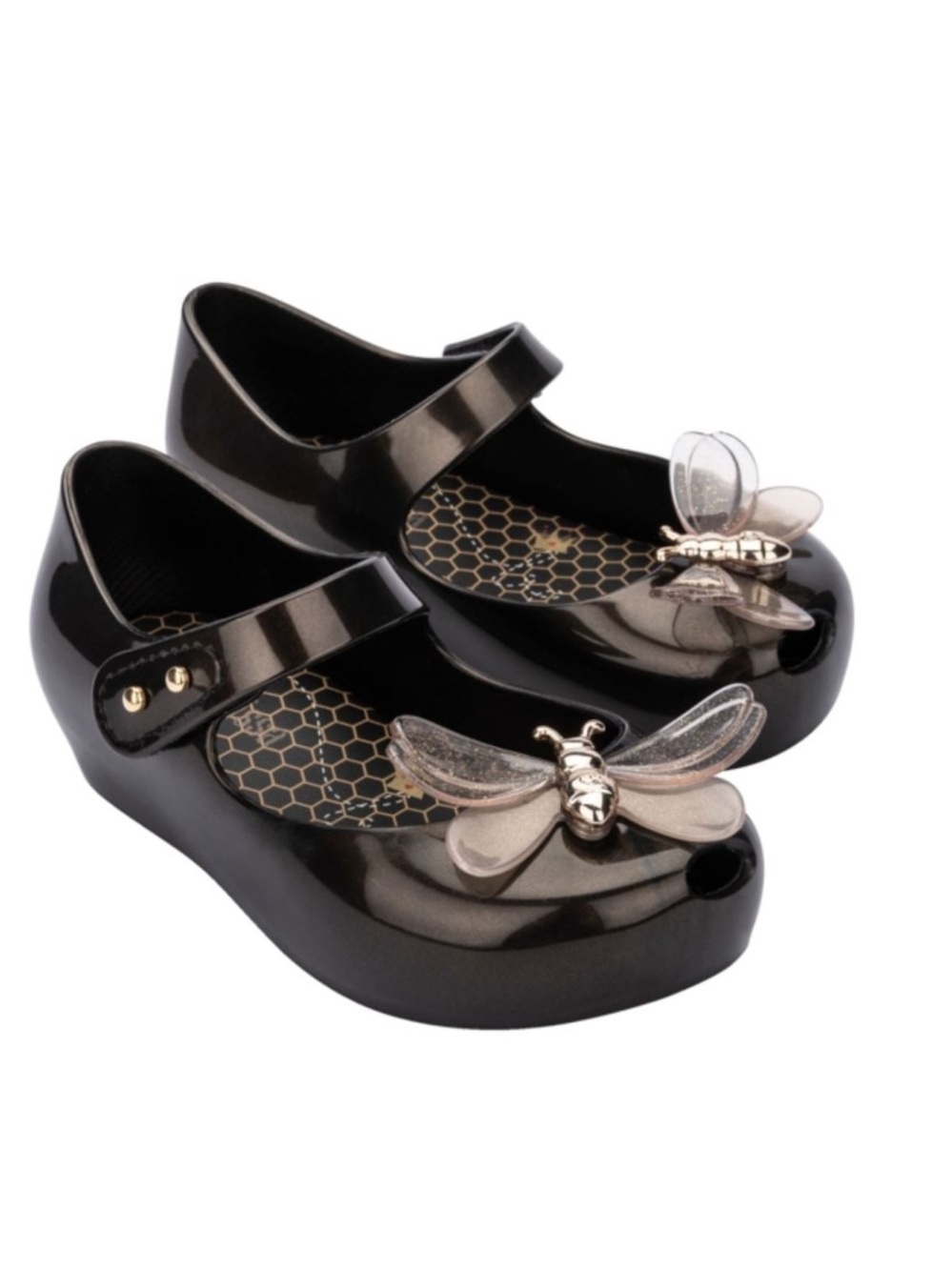 NIB Mini Melissa dragon fly little girls shoes size 6